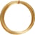 Fil d'aluminium, rond, ép. 2 mm, or, 10 m/ 1 rouleau