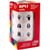 Rouleau de gommettes rondes - 20 mm - Motif empreintes d'animaux - Apli