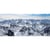Tableau sur toile vue sur le pic du midi en hiver 45x135 cm