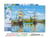 Peinture par Numéro Figured'Art avec Cadre - Bateaux Navigant sur la Seine à Rouen - Monet - Numéro d'Art - 40x50cm toile tendue sur châssis