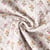 Tissu Double gaze de Coton Matelassé réversible Aesa sur fond Ecru