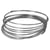 Fil aluminium, très malléable, 2mm ø, platine, 2m