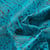 Tissu Simili cuir Croco snake  Noir mat sur fond Bleu canard