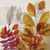Lot de 4 serviettes en papier découpage collage 33 cm FEUILLE AUTOMNE N 123 EC