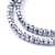 Lot de 205 PERLES en verre à facettes argenté 2 mm - 1 brin - creation bijoux DIY