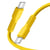 Forever Câble de Charge 3A et Synchro USB-C vers USB-C 60W 1,8m Jaune