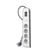 Belkin Multiprise Parafoudre 4 Prises avec Protection Surtension et Cordon 2 m Blanc / Gris