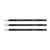 Crayon graphite TOMBOW MONO 100 - Lot de 3 - Dureté 2H