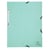 Chemise à élastiques carte lustrée 400g/m2 Aquarel - A4 - Vert pastel - x 25 - Exacompta