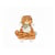 Doudou Tigre Papaye – 18 cm - Kaloo - Beige