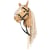 Tête de cheval à chevaucher beige - ByAstrup