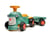 Porteur Tracteur vintage "Maurice" 1er âge avec coffre de rangement et remorque - Vert - Dès 12 mois - 100% Fabriqué en France - Contient 90% de plastique recyclé - FALK