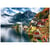 Puzzle bord du lac d'hallstatt, autriche 1500 pieces - paysage, montagne, alpes - educa - 19939