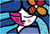 Puzzle 1000 pièces - Romero Britto - Girl with flower - Bluebird Puzzle