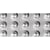 Demi-perles en plastique, autocollants, 5 mm, 80 pces, argent