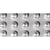 Demi-perles en plastique, autocollants, 5 mm, 80 pces, argent