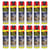12 sprays de peinture -  Rouge fluo - Marquage - Repérage - Traceur de chantier - 500ml