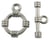10 FERMOIRS TOOGLE toggle ARGENTE en acrylique ccb - creation bijoux perles