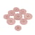 Bouton bio résine 4 trous rose laurier