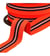 Bobine 20m élastique bicolore avec liseret central 32mm orange fluo