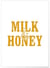 Affiche 'Milk Honey' | A3 : 29,7x42cm