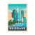Affiche 30x40 cm - Brisbane - Olahoop Travel Posters