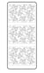 Planche de stickers peel off doré bougeoirs