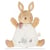 doudou marionnette petit lapin - Kaloo - Beige