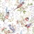 Lot de 4 serviettes en papier découpage collage 33 cm OISEAUX BRANCHES D ARBRE