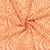 Tissu Coton extensible Psyché Pop jaune pâle sur fond Orange