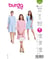 Patron Burda Easy n°5804 – Robe Femme Tailles 34-48 Super Facile taille n°FR 34-48