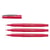 Lot de 3 feutres extra fins - PILOT - Fineliner - 0,4 mm - Rouge