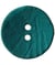 Carte de 1 bouton rond imitation bois 2 trous 30mm - Prym Petrole Vert