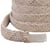 Tresse chinée pour anses de sacs 16mm écru au mètre