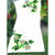 LUC - Kit chemin de table à broder point de croix Fleurs blanches