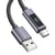 Swissten Câble 3A Charge et Synchro USB vers USB-C 60W 1.5m avec Écran Led Noir
