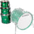AMP6F3 Pack Absolute Hybrid Maple Jade Green Sparkle 10''+ 12''+16''Yamaha