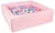 Piscine à balles carrée avec 300 balles – rose clair/blanc, transparent, bleu, rose, rose p, bleu p - Velinda
