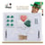 St Patrick maquillage - Kit - 3 couleurs : Vert, blanc, orange