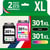 301XL - Pack 2 cartouches HP 301 XL compatibles HP DeskJet 2620 2630 - 123CONSOMMABLES