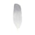 6 PLUMES ARGENTÉES - 11.5 CM