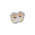 Lot de 3 écussons thermocollants Chaussures bébé bleues 3cm x 3,5cm