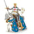 Figurine Saint Louis et son cheval - Papo