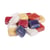 Glossy Glas Mélange de mosaïque, Colore, 1x1cm, (env. 250 pces), boîte 500g