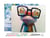 Peinture par Numéro Figured'Art avec Cadre - Grenouille et Lunettes - Kit de Loisir Créatif DIY Numéro d'Art - 40x50cm toile tendue sur châssis