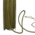 Bobine 30m cordelière polyester 2mm kaki