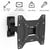 Support mural TV inclinable pivotable HAMA - Métal - Noir - 19-48 pouces max 20 kg