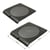 Grille haut-parleur porte avant VW Golf II Jetta II - Noir - 130 mm