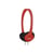 Casque sur-oreille KOSS KPH7 Colors jack 3.5mm filaire rouge