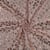 Tissu Double gaze de Coton Poppy Fleur foil sur fond Vieux rose